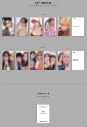 DREAMUS LE SSERAFIM EASY 3rd Mini Album Weverse Albums Ver (A) 20 Cards | K-Pop Collectible thumbnail 6