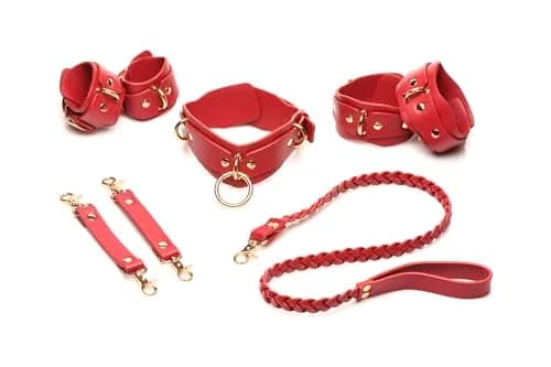 XR PLAY HARD. Lover's Restraints Set for Men, Women & Couples | Adjustable Vegan Leather Bondage Gear thumbnail 6