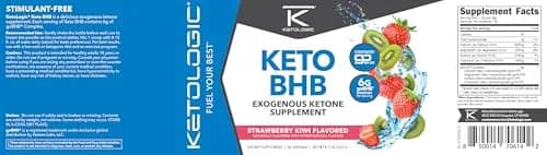 Ketologic Keto BHB (Strawberry Kiwi) 30 Servings | Keto Salts for Metabolic Support thumbnail 5