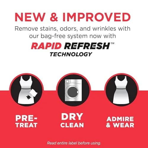 Dryel At-Home Dry Cleaner & Stain Remover, 12 Loads | Gentle Fabric Care & Odor Removal thumbnail 4