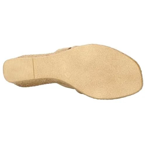 Easy Street Tuscany Women's Ghita | 2.5 inch Italian Wedge, Stretch Crepe, Padded Insole thumbnail 3