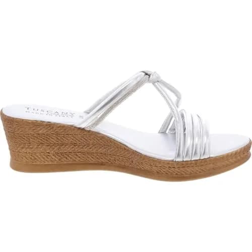Tuscany by Easy Street Elvera Wedge Sandal 7 | Elegant Italian Design, Lightweight Comfort thumbnail 3
