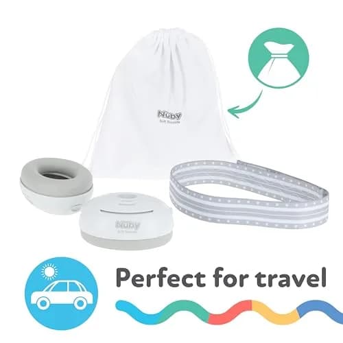 Nuby Baby Earmuffs White | Soft Noise Protection for Babies (70-120 chars) thumbnail 3