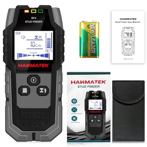 HANMATEK 5-in-1 Stud Finder Wall Scanner with HD LCD Display & Positioning Hole | 12cm (4.7 inch) Ferrous Metal Scan thumbnail 8
