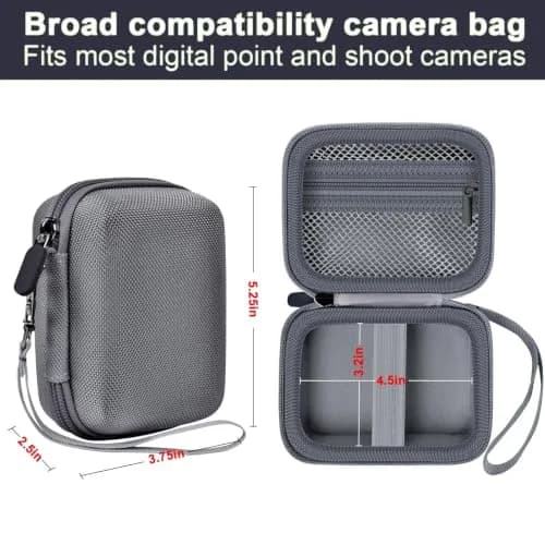 ALKOO Grey Camera Case for Kodak Pixpro & Camkory Cameras, 13.3cm (5.25") | Protects Compact Digital Cameras thumbnail 5