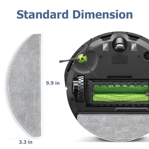 Penkineer 6 Pack Replacement Mop Pads for iRobot Roomba Combo i5 & j5 Series | 25.3cm x 8.3cm thumbnail 6