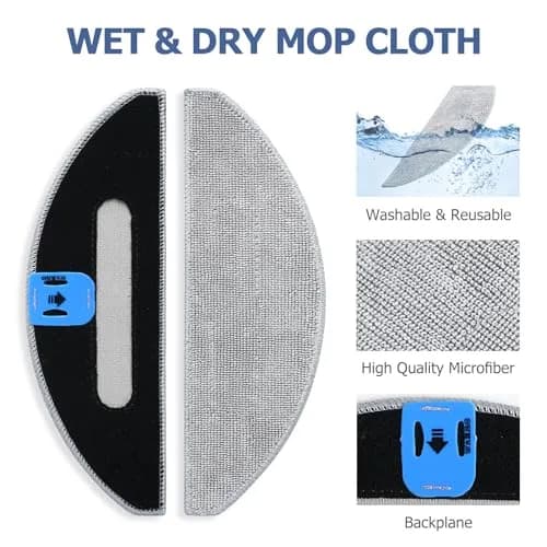 Penkineer 6 Pack Replacement Mop Pads for iRobot Roomba Combo i5 & j5 Series | 25.3cm x 8.3cm thumbnail 3