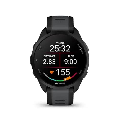 Garmin Forerunner® 165 Running Smartwatch 43mm Black | AMOLED Touchscreen with GPS & Daily Workouts thumbnail 2