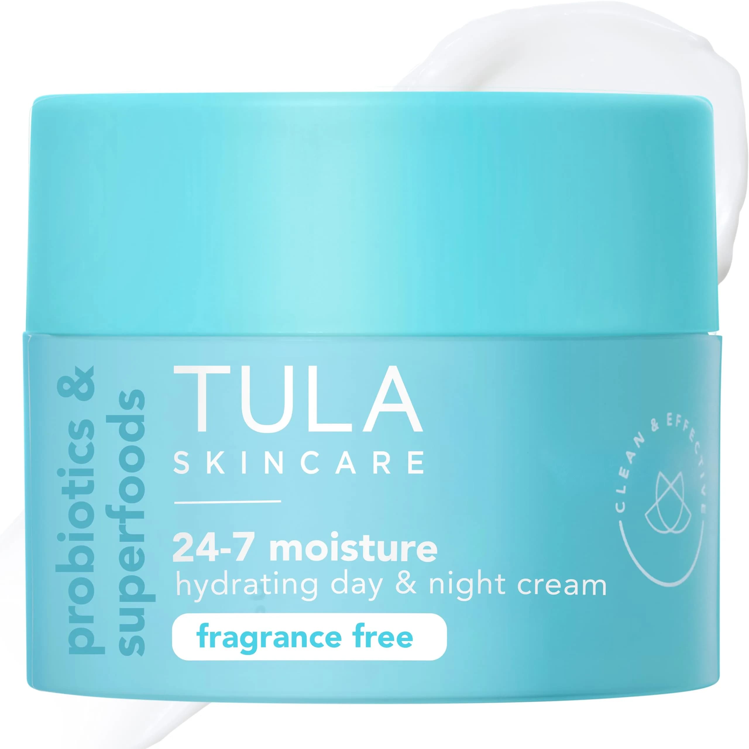 TULA 24-7 Moisture Hydrating Day & Night Face Cream | Fragrance-Free, 1.5 oz