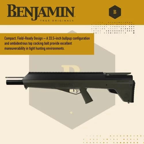 Benjamin Airbow M600 | 33.5-inch PCP Airbow with 8 Shots at 600 FPS thumbnail 5