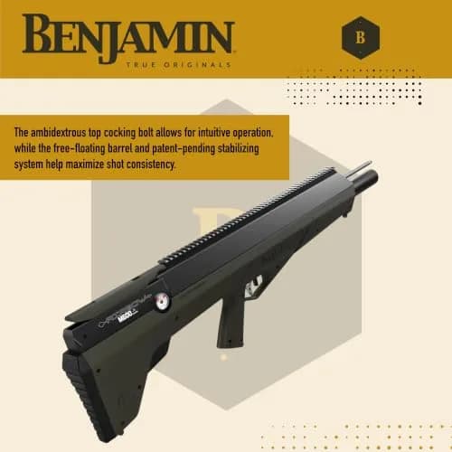 Benjamin Airbow M600 | 33.5-inch PCP Airbow with 8 Shots at 600 FPS thumbnail 3