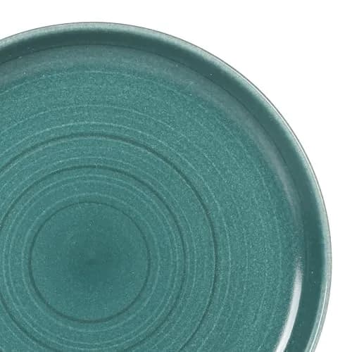 Gibson Elite Clarina 16 Piece Double Bowl Stoneware Dinnerware Set - Teal | Rustic Artisanal Design with Durable Glazing thumbnail 6