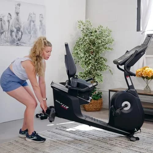 SOLE LCR Recumbent Exercise Bike | Advanced Home Workout Equipment with Bluetooth & Touch Screen thumbnail 8