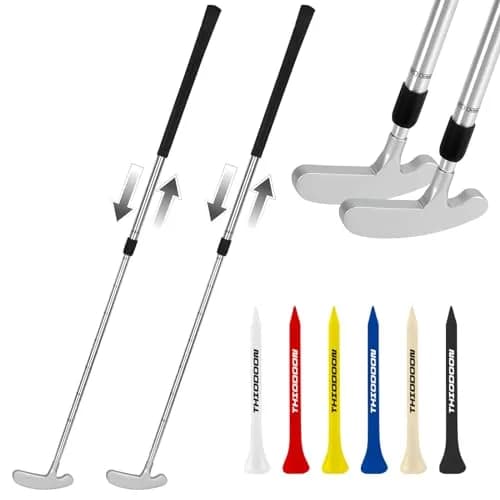 THIODOON Silver Golf Putter | Adjustable Length, Ambidextrous, Portable (70-120 chars) thumbnail 1