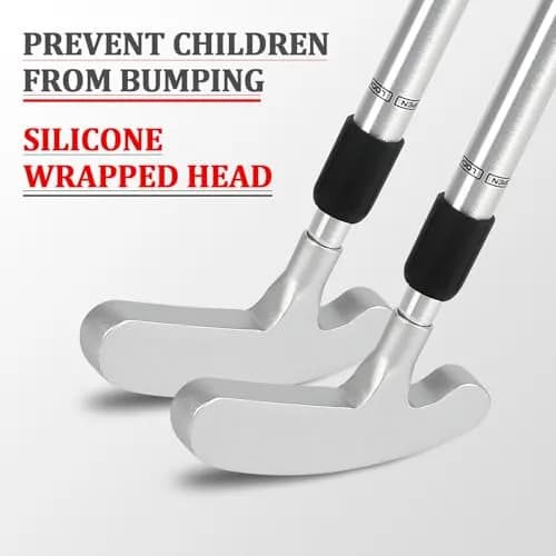 THIODOON Silver Golf Putter | Adjustable Length, Ambidextrous, Portable (70-120 chars) thumbnail 2