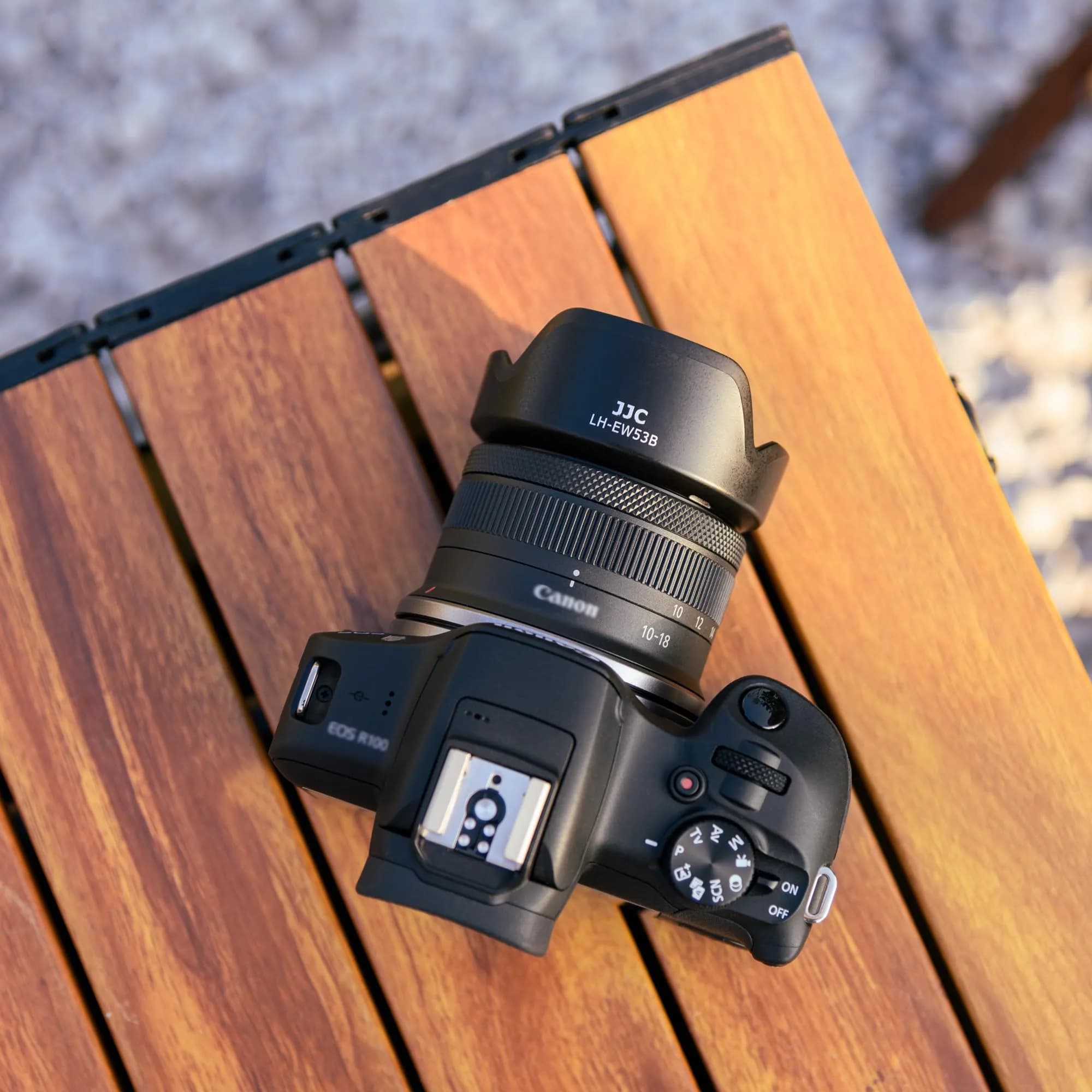 JJC EW-53B Lens Hood for Canon RF-S 10-18mm f/4.5-6.3 IS STM Lens | Reversible Design, 49mm Filter Compatible - view 6