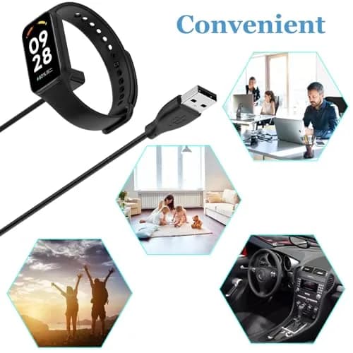 EXMRAT Charger Cable for Xiaomi Mi Band 8 9 10 & Redmi Watch 3 | USB Charging Cable 60cm thumbnail 6