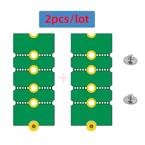 xiwai 2pcs M.2 NGFF NVME Adapter Brackets Support 2230-2280 | Convert & Extend SSD Compatibility thumbnail 7