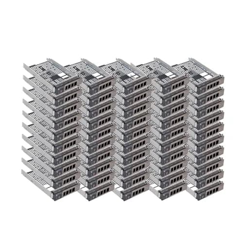 Heretom 50-Pack 3.5 inch SAS/SATA Hard Drive Bracket KG1CH F238F SSD Caddy | Compatible with Dell PowerEdge Servers thumbnail 1