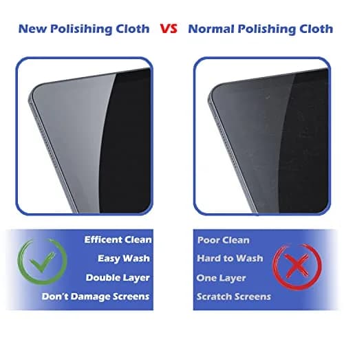 Inscool Microfiber Cleaning Cloths 16cm X 16cm (8 Pack) | Lint-Free & Scratch-Free for Smart Devices thumbnail 4