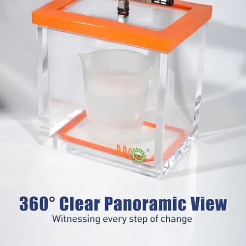 BACOENG 1.5 Gallon Acrylic Vacuum Chamber for Resin & Epoxies | Durable, Transparent, Reusable thumbnail 4