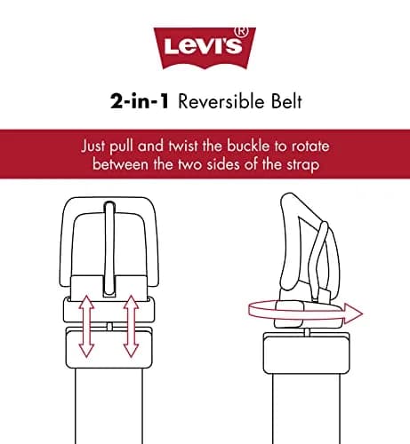 Levi's Reversible Casual Jeans Belt Large (38-40) | Authentic Style & Quality thumbnail 6