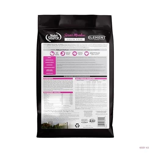 NutriSource Element Series Scenic Meadow Grain Free Dry Cat Food | High Protein, All Life Stages, 4 lb thumbnail 7