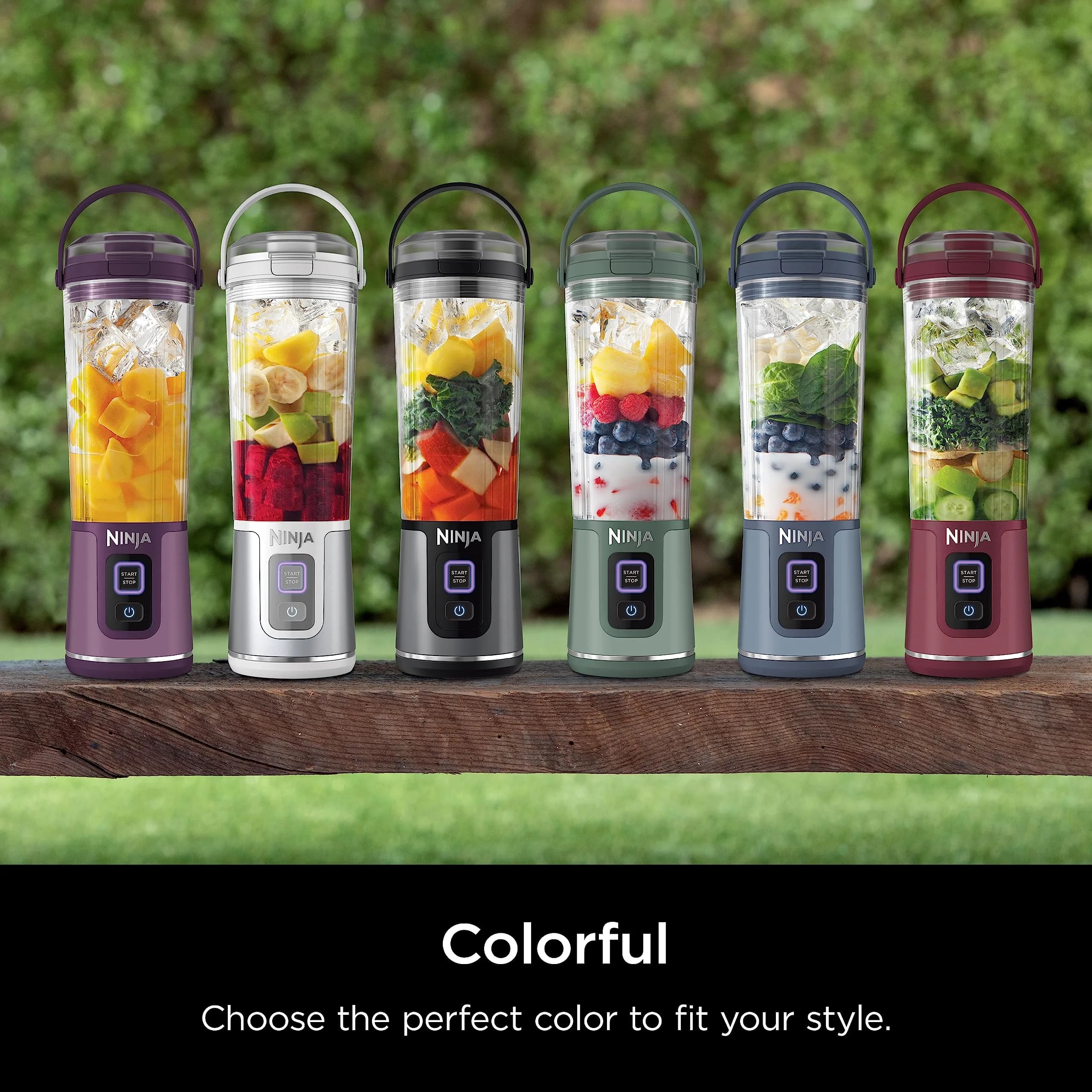 Ninja Portable Blender 18oz | Cordless, Rechargeable, Dual-Color, 2 Pack thumbnail 8
