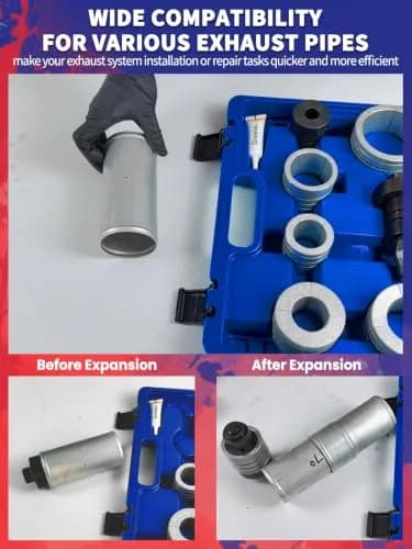 Punmew Exhaust Pipe Expander 28mm | Heavy-Duty Auto Exhaust Tool for Tail Pipe Expansion thumbnail 5