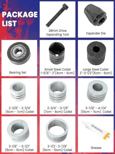 Punmew Exhaust Pipe Expander 28mm | Heavy-Duty Auto Exhaust Tool for Tail Pipe Expansion thumbnail 3