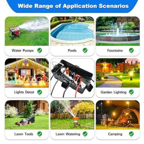 Hrensaw Medium Outdoor Electrical Box 10.6x5.5x4.5inch Waterproof IP54 Black thumbnail 7