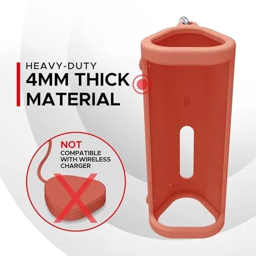 Sound Bass Heavy Duty Protective Carrying Case for Sonos Roam 2 | Red, 159g (0.35 lb) thumbnail 4