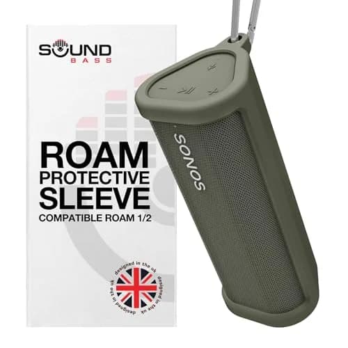 Sound Bass Heavy Duty Protective Carrying Case for Sonos Roam 2 | Green, 159g (0.35 lb) thumbnail 1