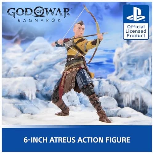 PlayStation Atreus 6-Inch Action Figure with 4 Accessories | God of War Ragnarok Collector's Item thumbnail 2