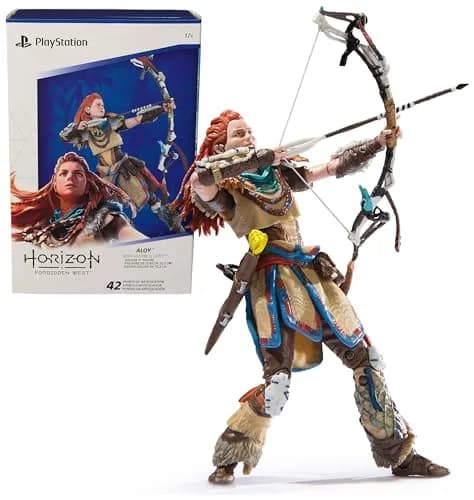 PlayStation Horizon Forbidden West Deluxe Aloy Action Figure 6-Inch (15.24 cm) | Officially Licensed Collectible thumbnail 1