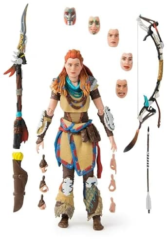 PlayStation Horizon Forbidden West Deluxe Aloy Action Figure 6-Inch (15.24 cm) | Officially Licensed Collectible thumbnail 2