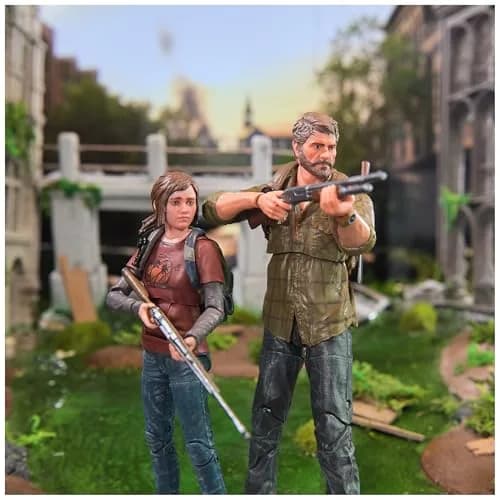 PlayStation The Last of Us Joel & Ellie 6" Deluxe Figure 2-Pack | Collectible Action Figures with 30+ Articulation Points thumbnail 7