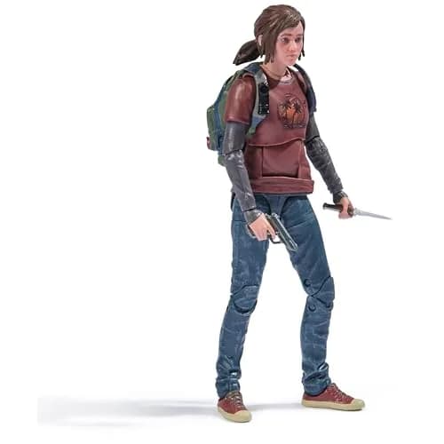 PlayStation The Last of Us Joel & Ellie 6" Deluxe Figure 2-Pack | Collectible Action Figures with 30+ Articulation Points thumbnail 8