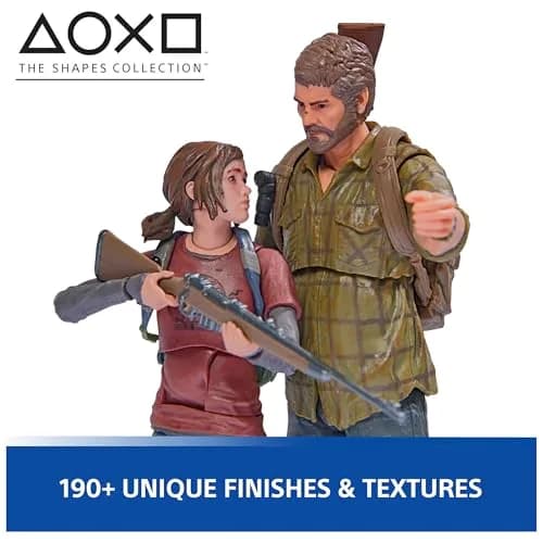 PlayStation The Last of Us Joel & Ellie 6" Deluxe Figure 2-Pack | Collectible Action Figures with 30+ Articulation Points thumbnail 3