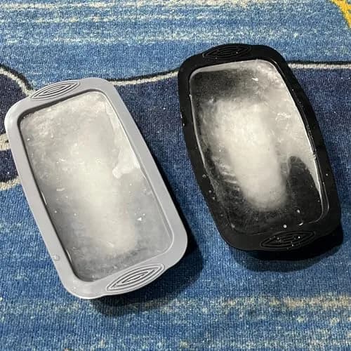 YINOWON Extra Large Silicone Ice Block Mold 8.5 x 4.5 x 2.5 inches | Large Ice Cubes for Cold Plunge & Bath thumbnail 6