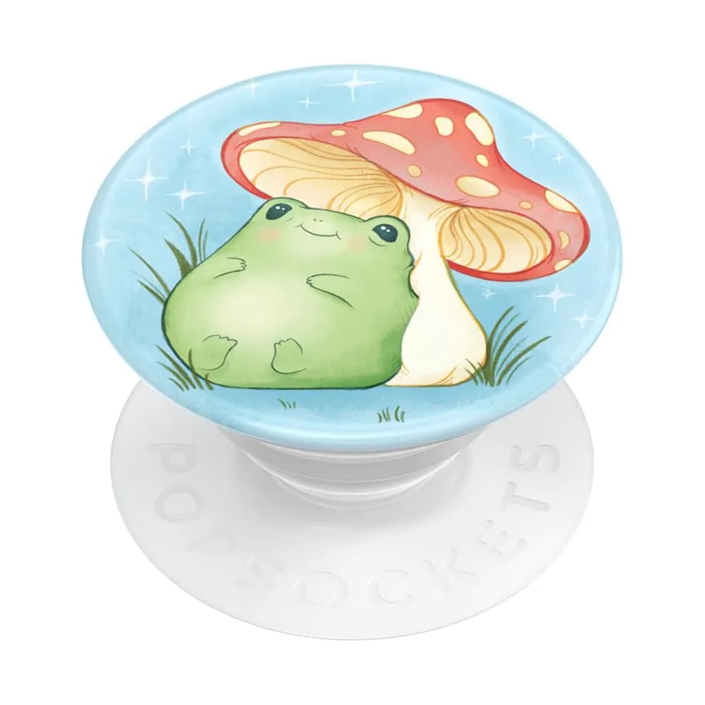 PopSockets Adhesive Phone Grip, Sleepy Frog | Secure, Repositionable, Stylish