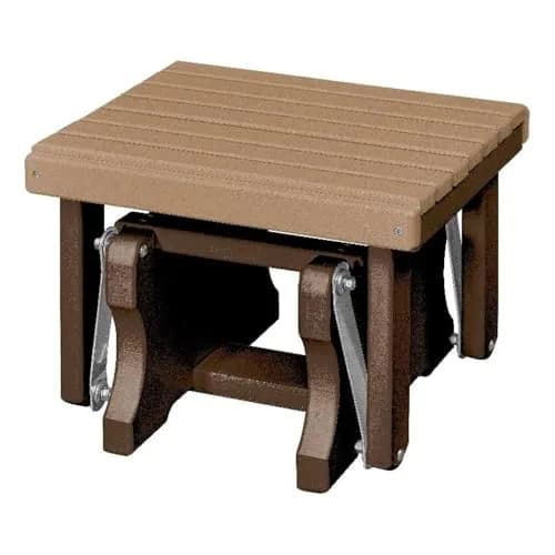 American Furniture Classics Model 601CTB Gliding Ottoman in Cedar and Tudor Brown | Heavy-Duty Coastal Design thumbnail 1