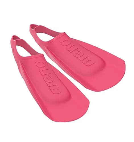 Arena Unisex Adult Comfortable Lightweight Swim Training Fins with Short Blade, Pink, 700g (1.54lb) | Improve Leg Technique & Power thumbnail 1