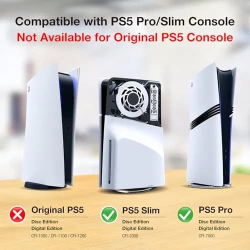 GRAUGEAR Metal Heat Dissipation Cover for PS5 Pro/Slim M.2 SSD Expansion Slot | Silver (12.6cm x 3.3cm x 0.5cm) thumbnail 4