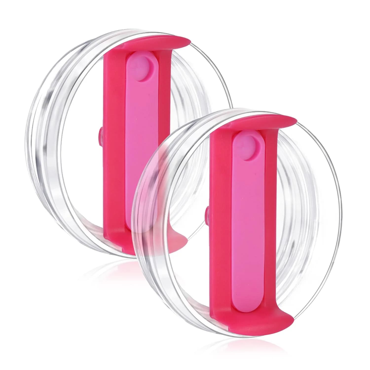 Horsdo 40oz Tumbler Lid - Rose Red Replacement Spill-Proof Cover for Stanley Quencher 2.0 - main product image