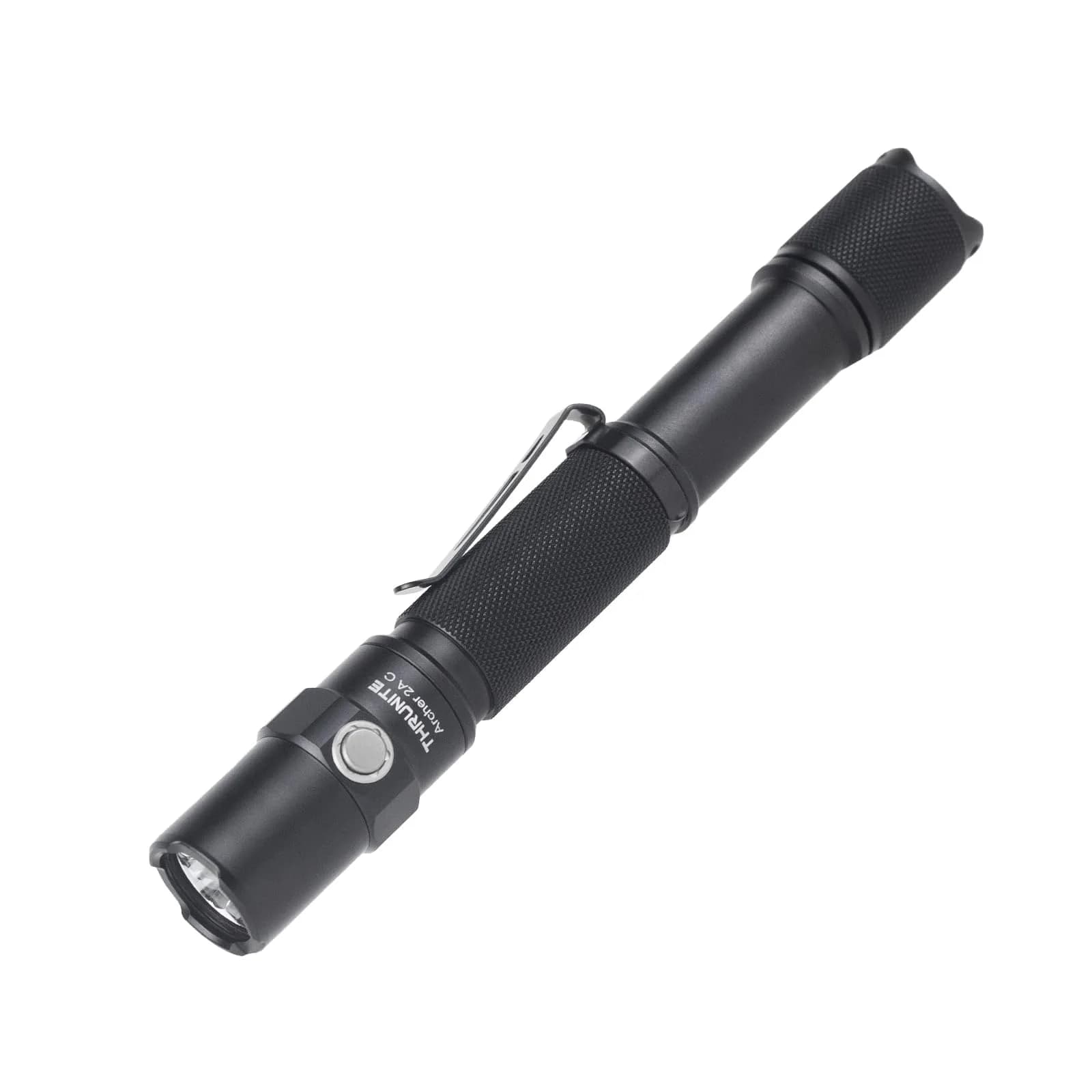 ThruNite Archer 2A C LED Rechargeable Flashlight 1018 Lumens | Waterproof, USB-C, Dual Switch — Archer 2A C Black Cool White (1PC)