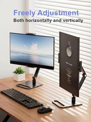 AiFeelife Portable Monitor Holder for 12-17.3 Inch Screen Desk Holder | Heavy Duty Aluminum Metal thumbnail 2
