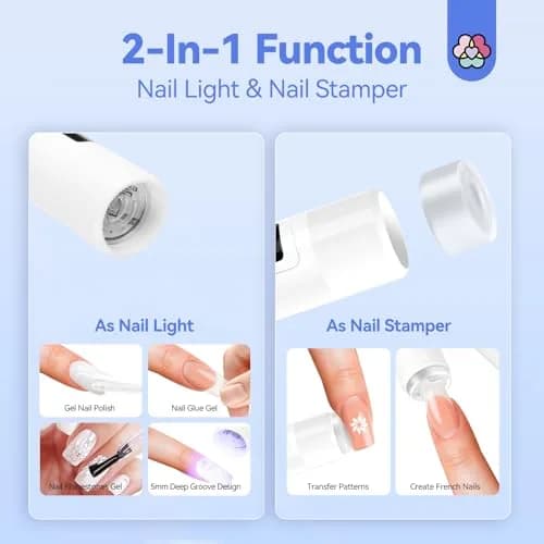 SAVILAND Flash Cure Nail Lamp U V Light for Gel Nails with Magnetic Stand 156 g (0.132 kg) | 8S Fast Cure thumbnail 6
