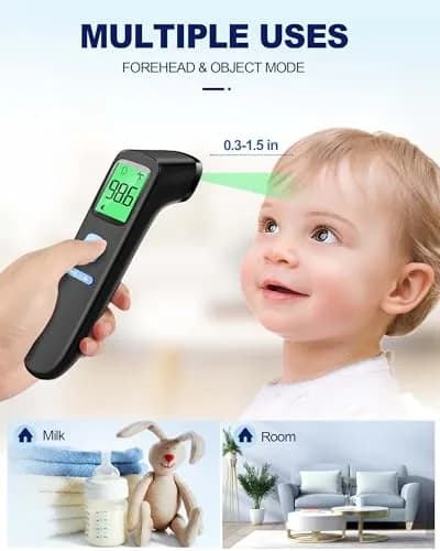 ANMEATE Non-Contact Forehead Thermometer 1 Second Result | Accurate Readings for Adults and Kids thumbnail 5
