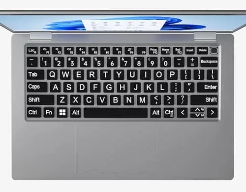CaseBuy Large Print Keyboard Cover for Dell Latitude 14" & 15.6" | High Contrast, Dust & Water Resistant (110 characters) thumbnail 8